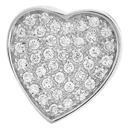 925-Cz Heart Pendant