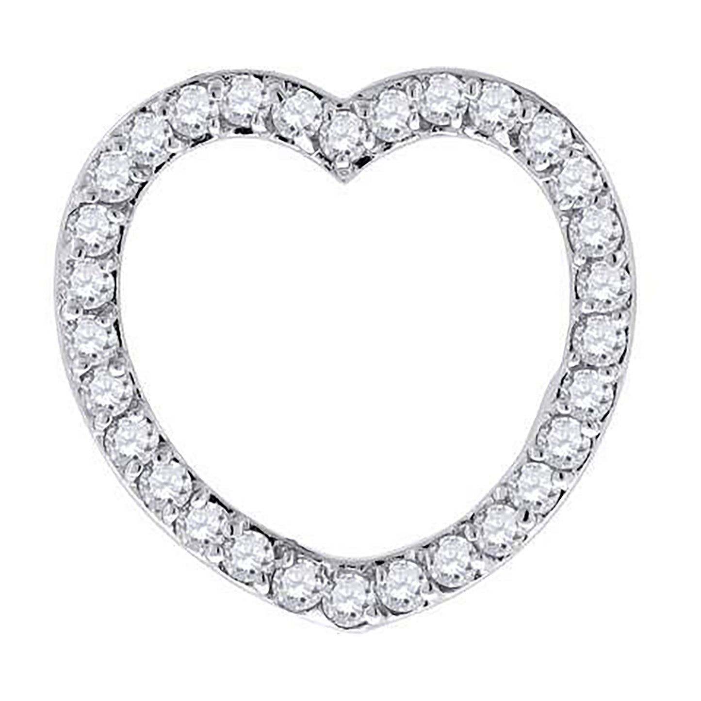 925-Cz Heart Pendant