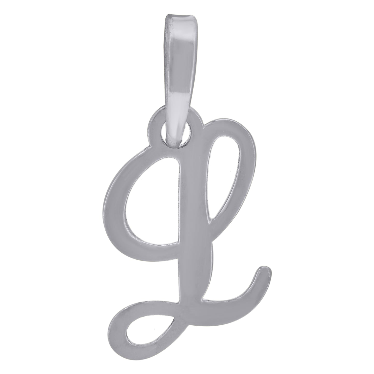 925 Sterling Silver "L" Initial Pendant
