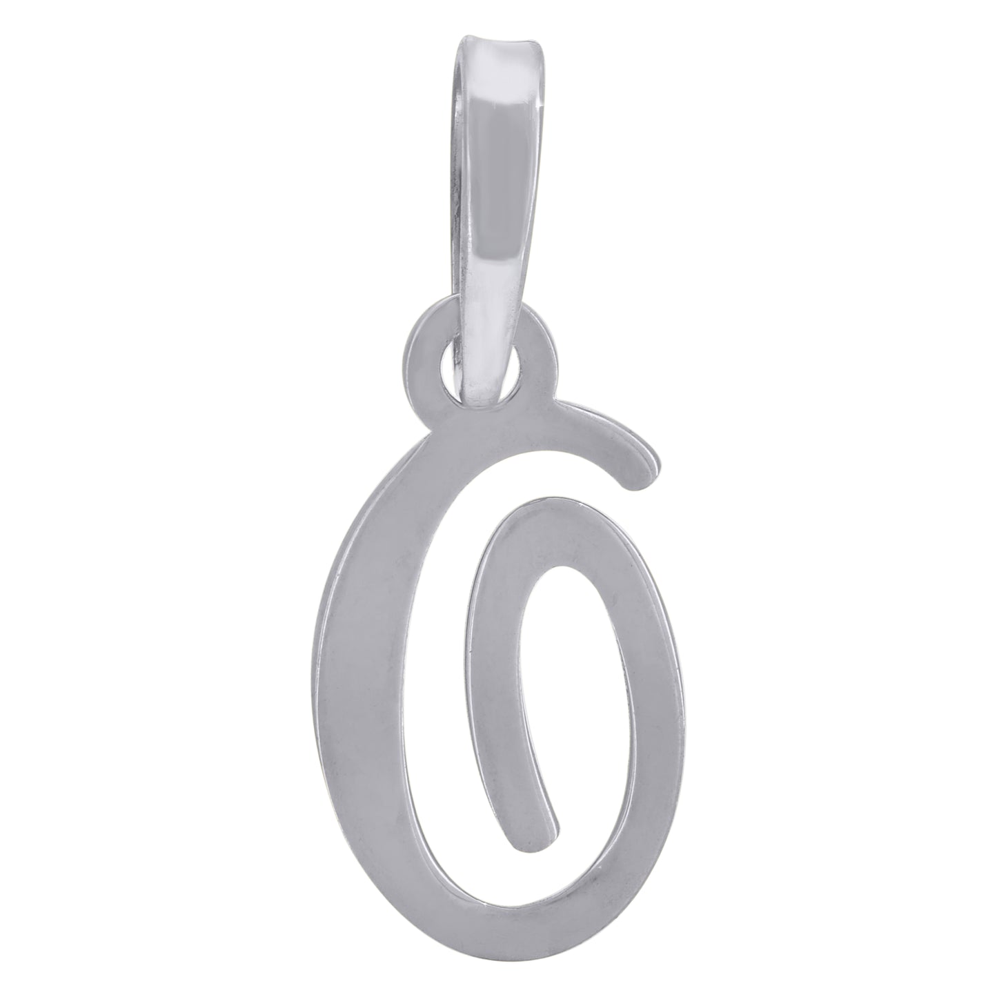 925 Sterling Silver "O" Initial Pendant