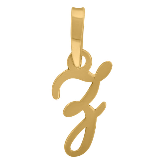 925 Sterling Silver "Z" Initial Pendant