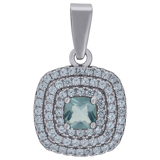 925 Sterling Silver Cz Pendant