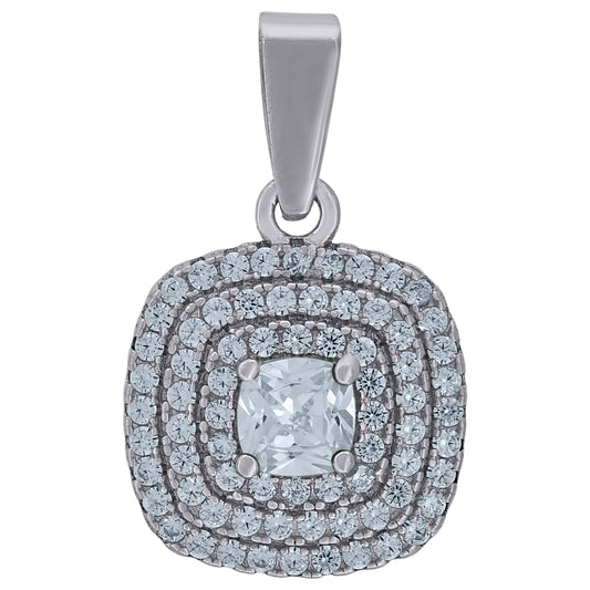 925 Sterling Silver Cz Pendant