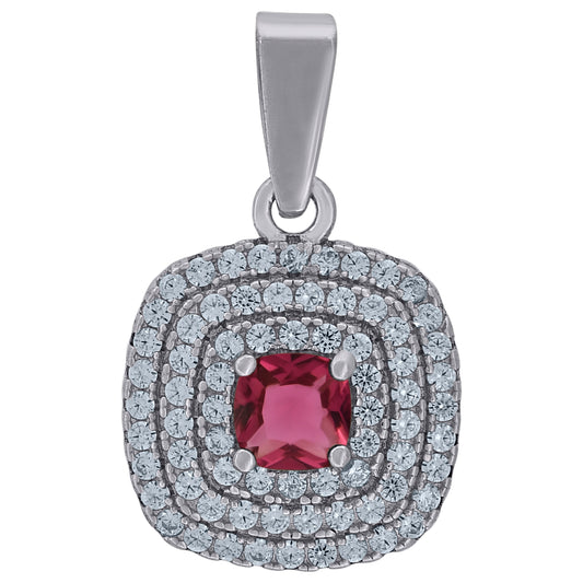 925 Sterling Silver Cz Pendant
