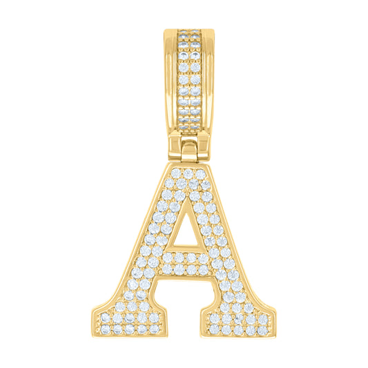 925 Sterling Silver Pendant Inital Letter "A"
