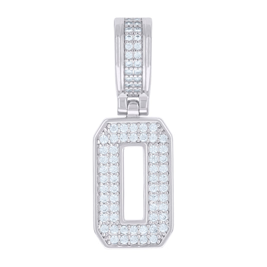 925 Sterling Silver Pendant Inital Letter "O"