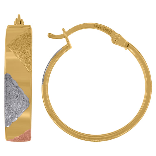 14Kt Gold Hoop Earrings