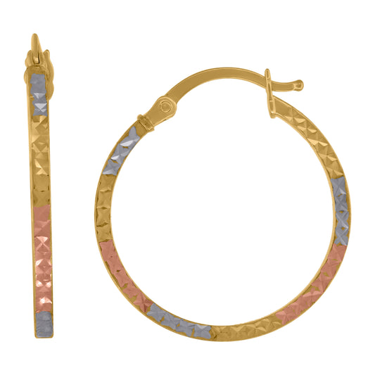 14Kt Gold Hoop Earrings