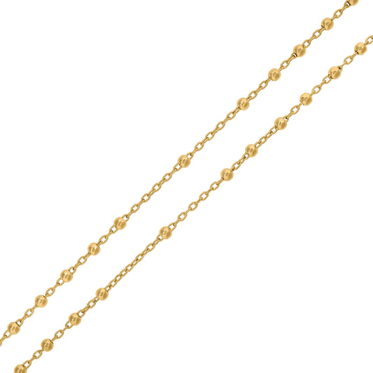 925 Sterling Silver 4mm Plain Rosary