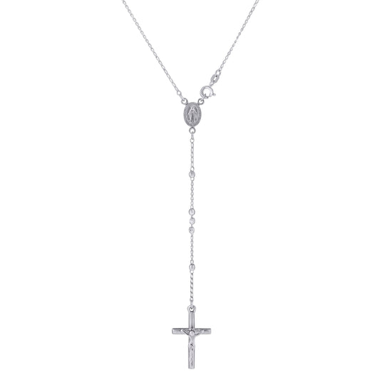 925 Sterling Silver 3mm D/C Rosary
