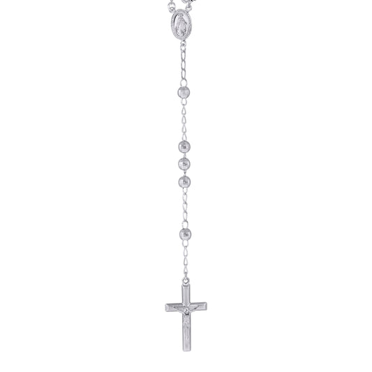 925 Sterling Silver 6mm D/C Rosary