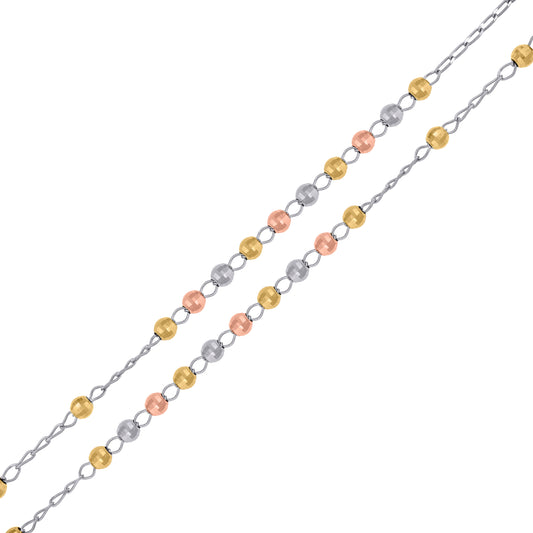 925 Sterling Silver 5mm D/C Rosary