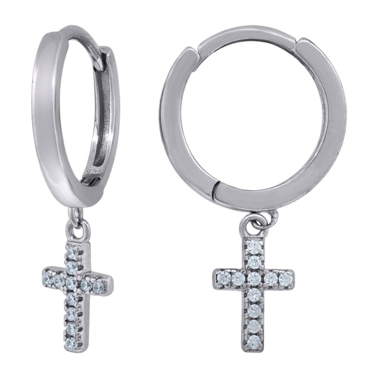 925 Sterling Silver Cz Earrings