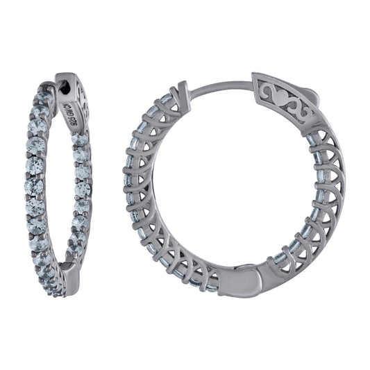 925 Sterling Silver Hoop Earrings