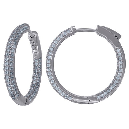 925 Sterling Silver Hoop Earrings