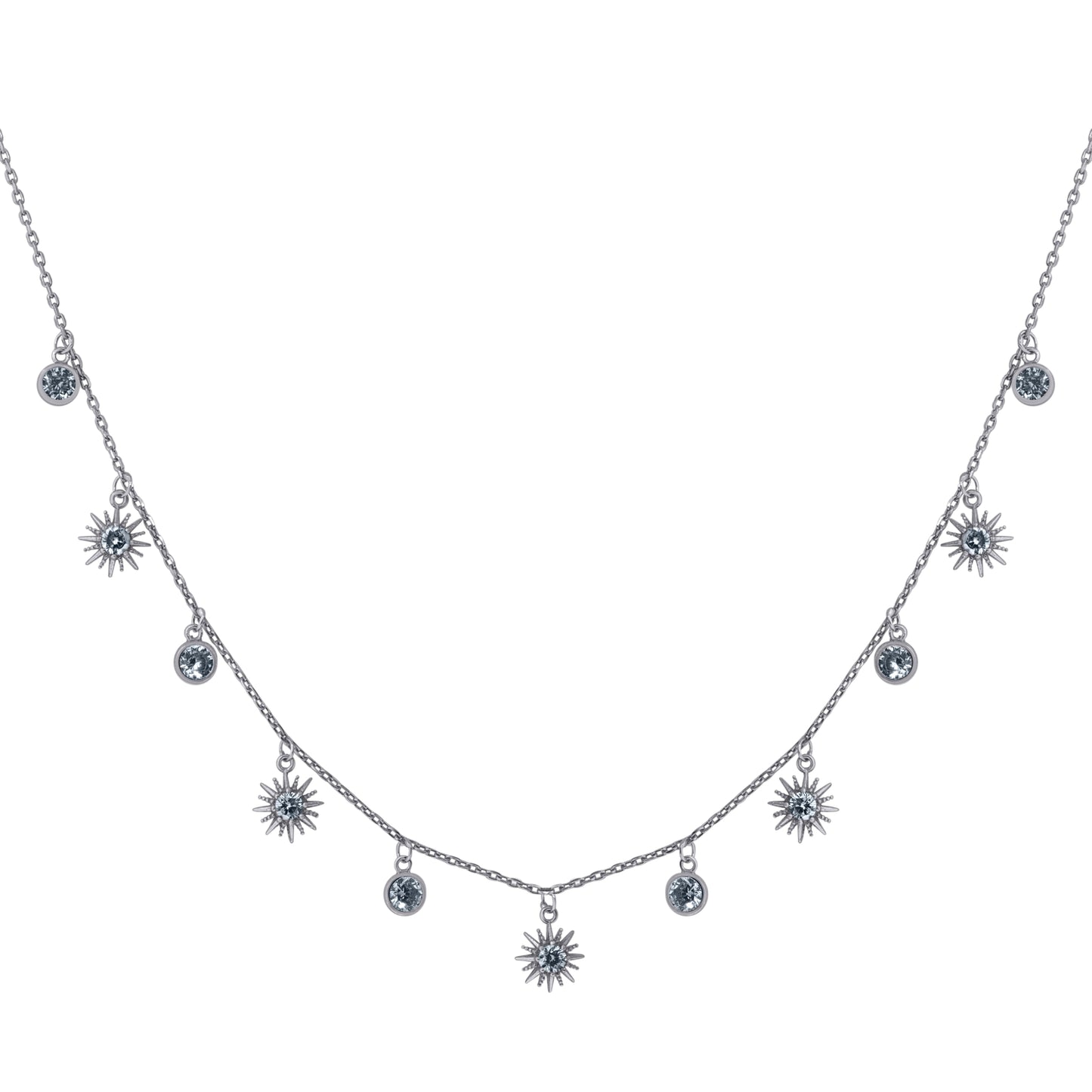 925 Sterling Silver Fancy Necklace