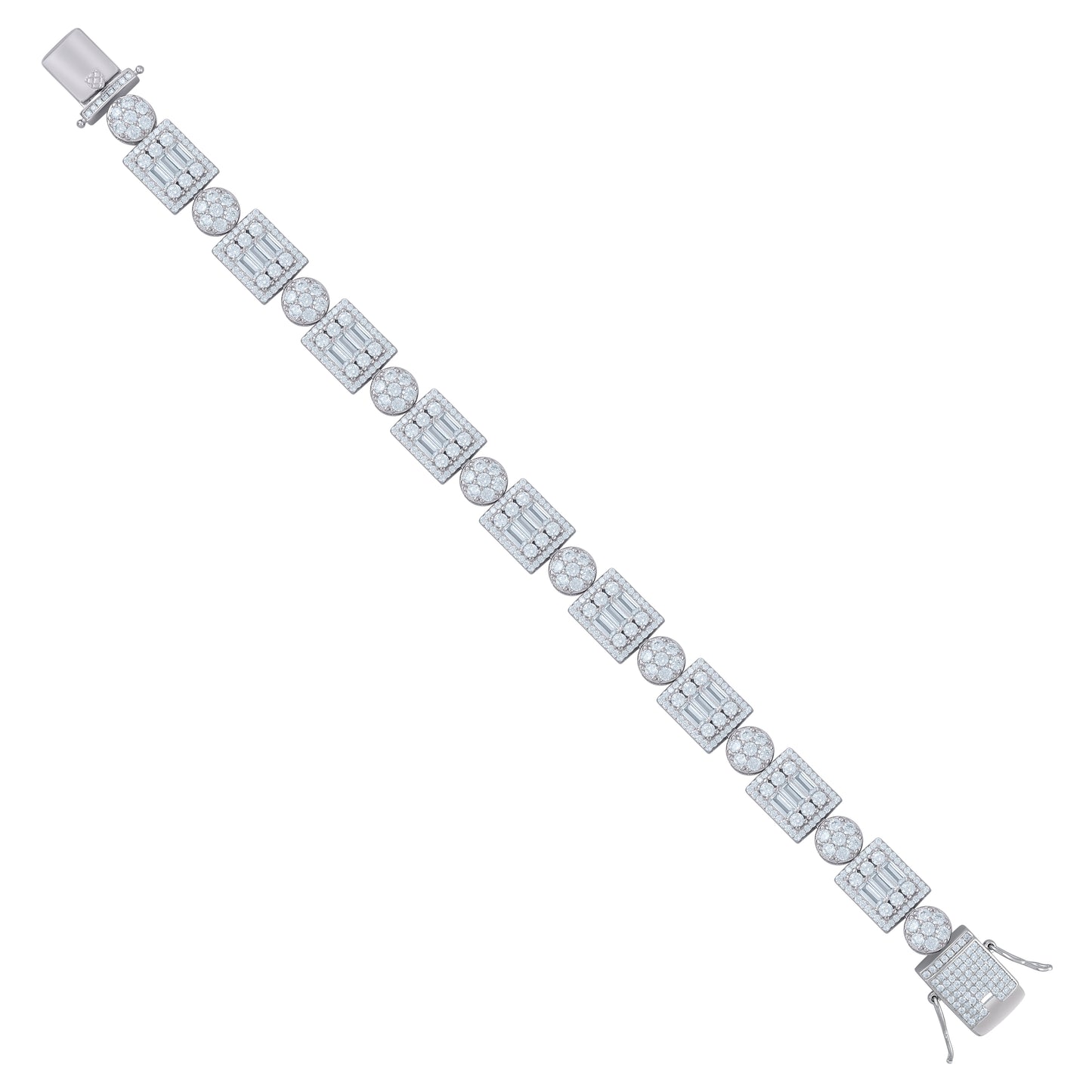 925 Sterling Silver Bracelet 12mm-9"