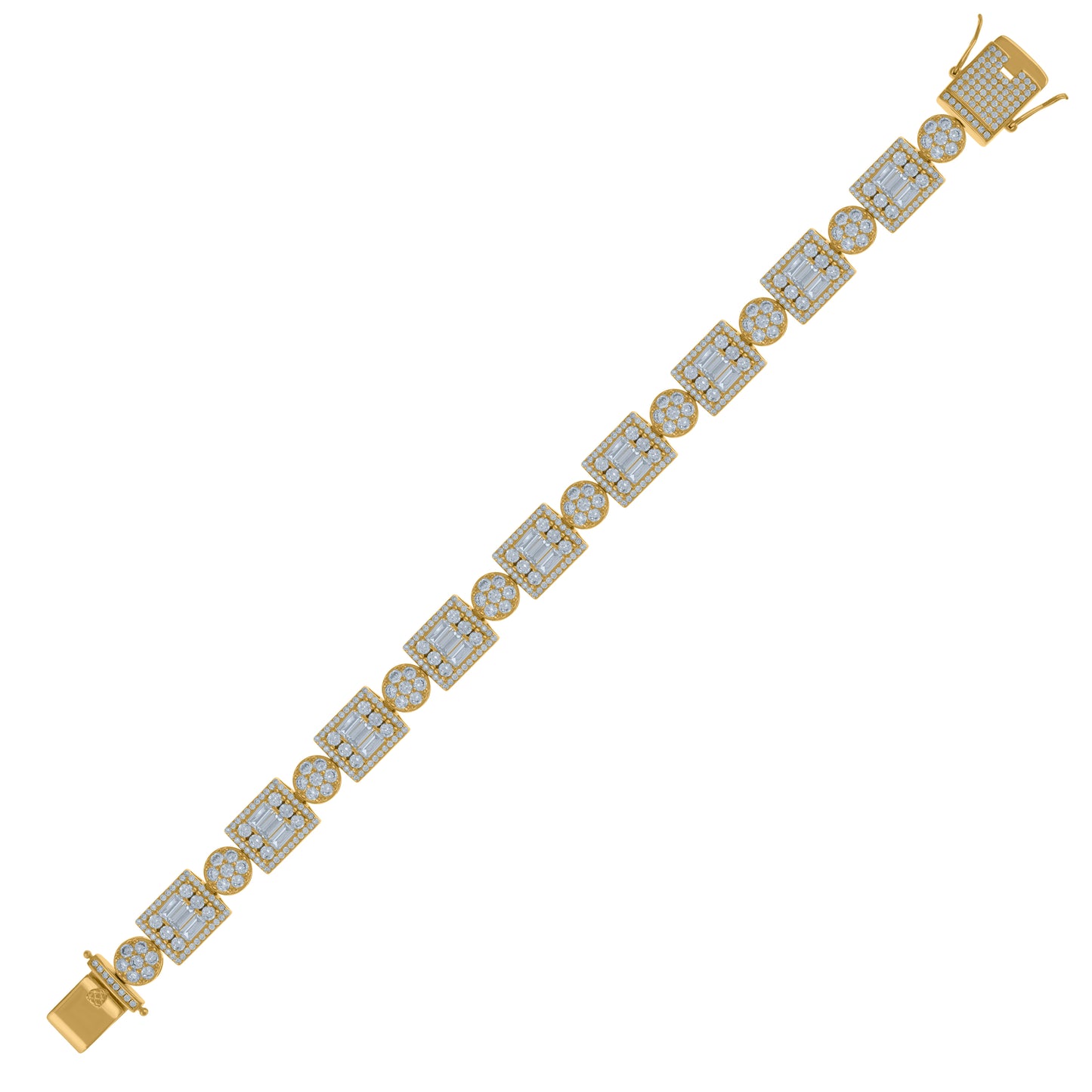 925 Sterling Silver Bracelet 12mm-9"