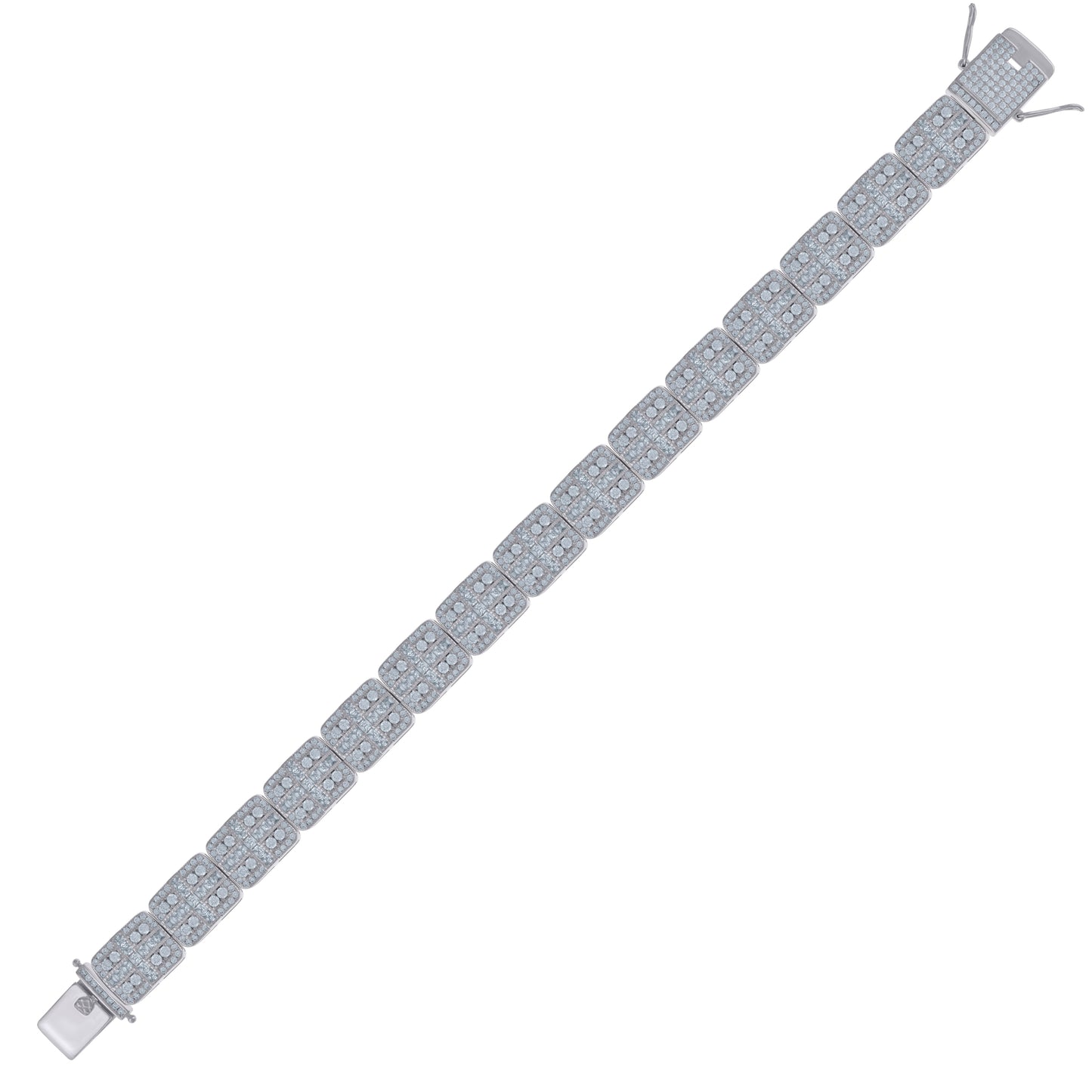 925 Sterling Silver Bracelet 12mm-9"