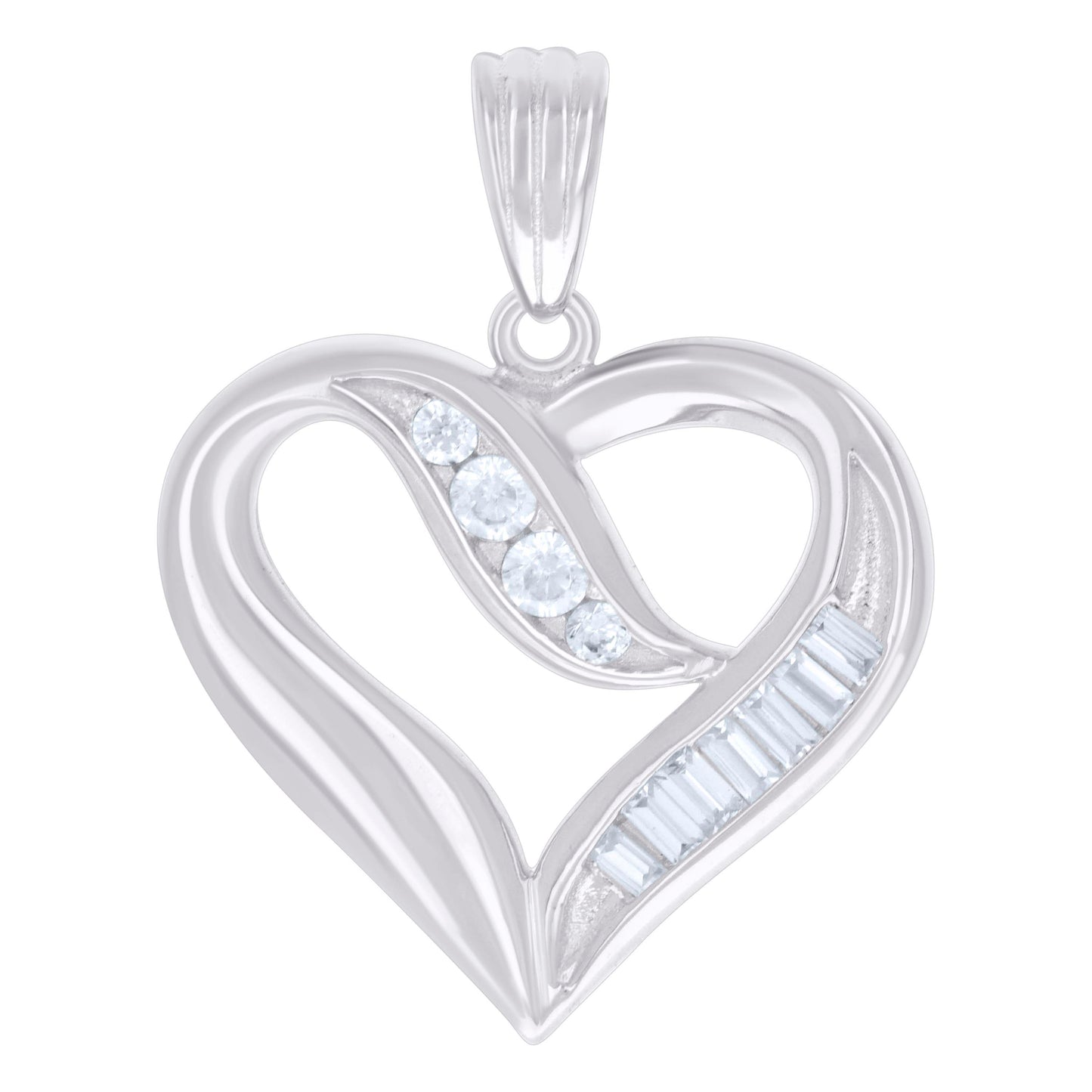 925 Sterling Silver Cz Pendant