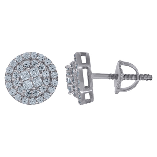 925 Sterling Silver Cz Earrings