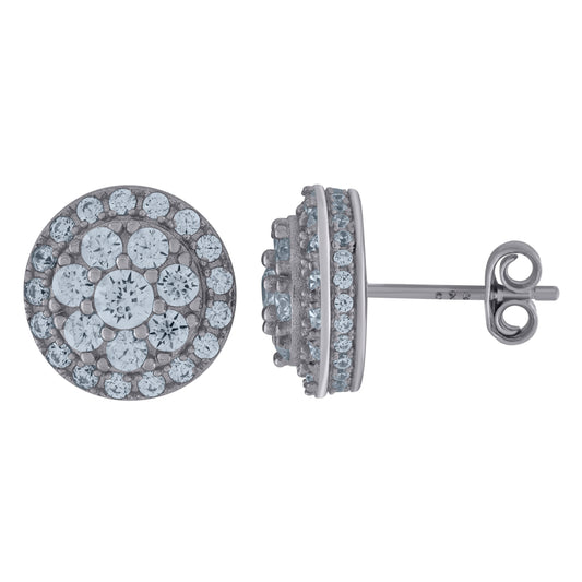 925 Sterling Silver Cz Earrings