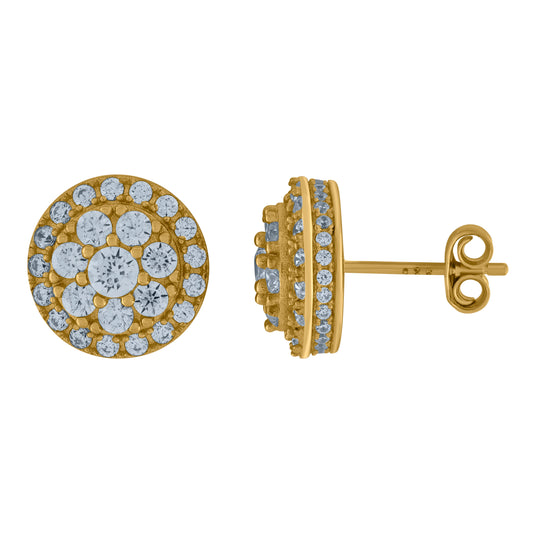 925 Sterling Silver Cz Earrings