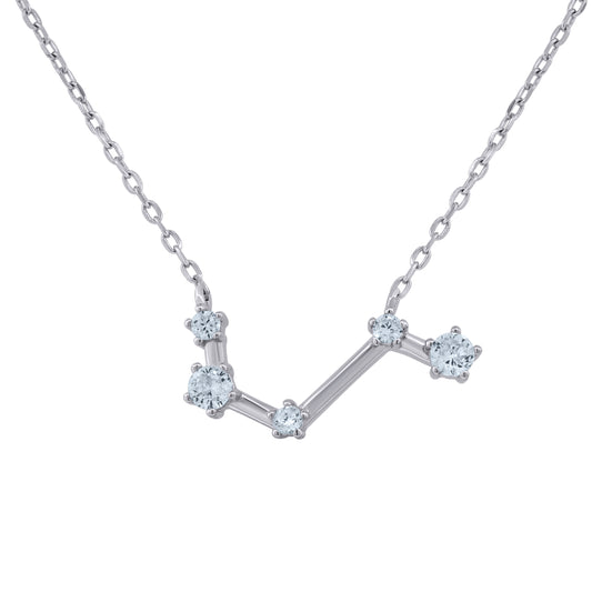 925 Sterling Silver Aries 18" Necklace