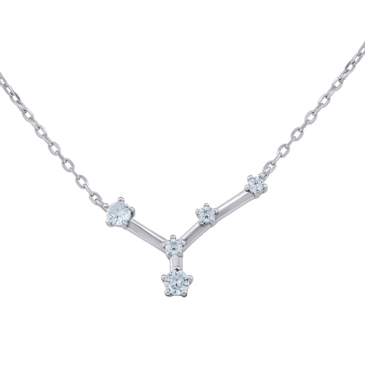 925 Sterling Silver Cancer 18" Necklace