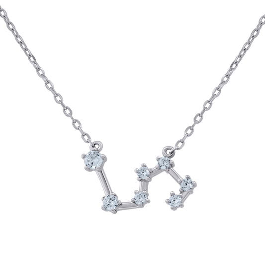 925 Sterling Silver Leo 18" Necklace