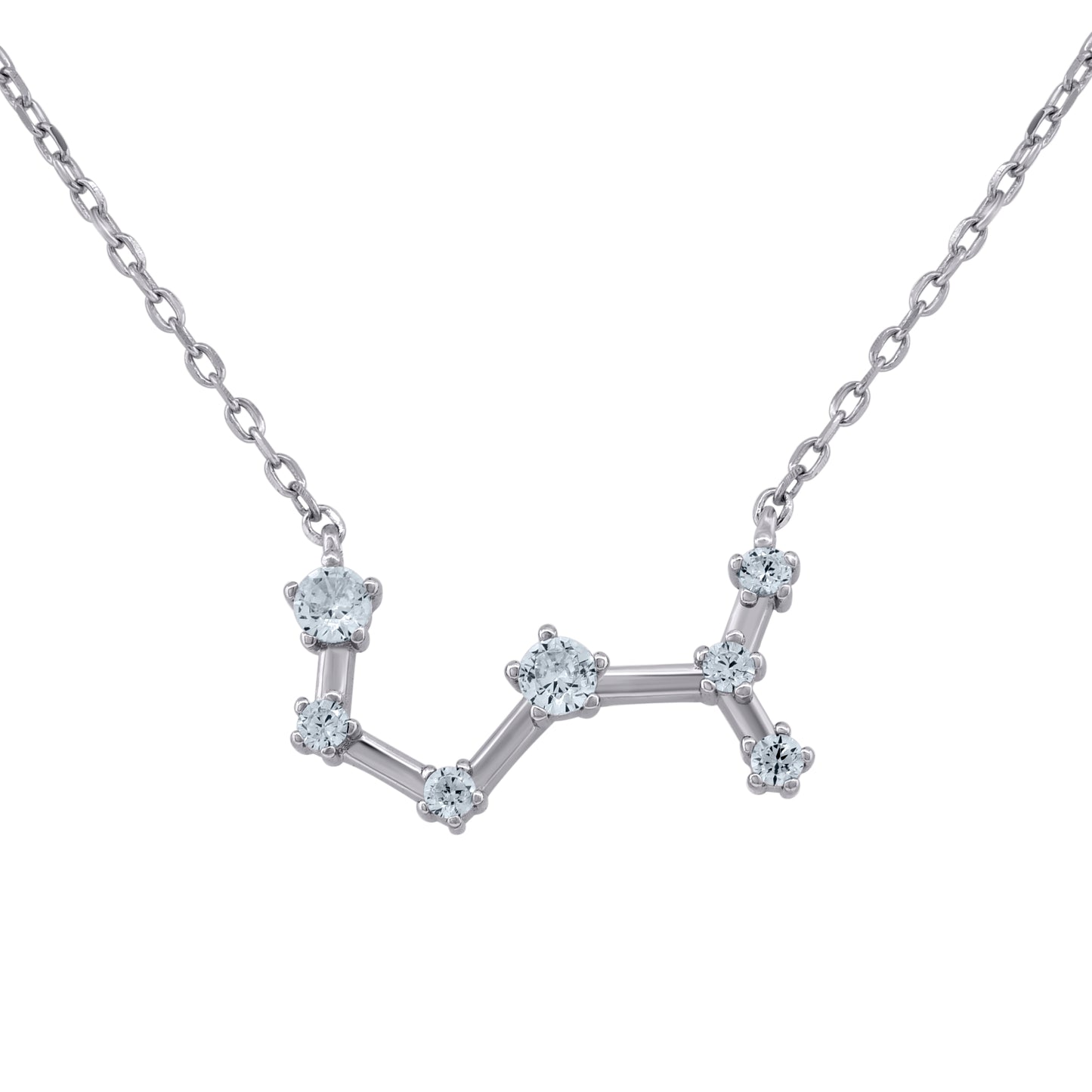 925 Sterling Silver Scorpio 18" Necklace