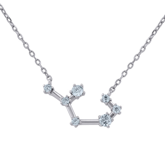925 Sterling Silver Sagittarius 18" Necklace