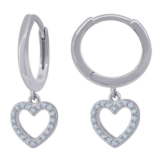 925 Sterling Silver 14mm Earring