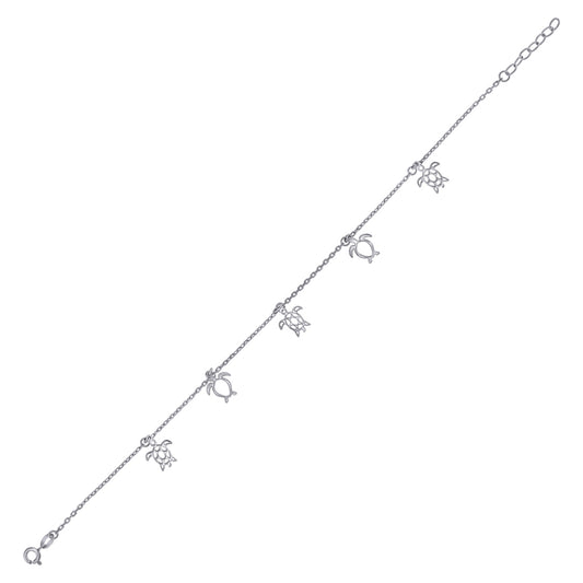 925 Sterling Silver Anklet-10"