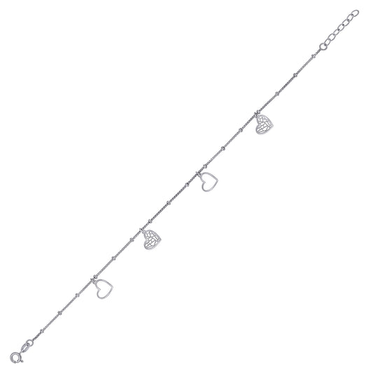 925 Sterling Silver Anklet-10"