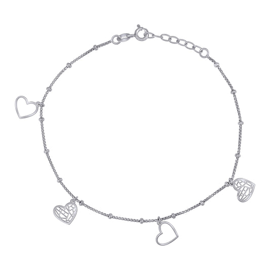 925 Sterling Silver Anklet-10"
