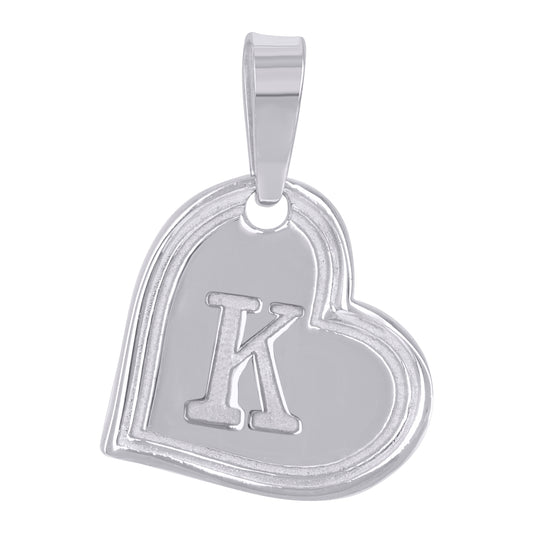 925 Sterling Silver "K" Initial