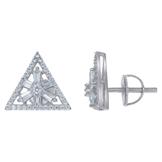 925 Sterling Silver Cz Earrings