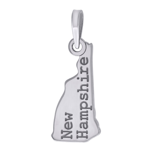 925 Sterling Silver New Hampshpire Pendant
