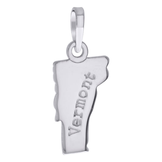 925 Sterling Silver Vermont Pendant