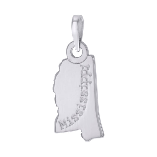 925 Sterling Silver Mississippi Pendant