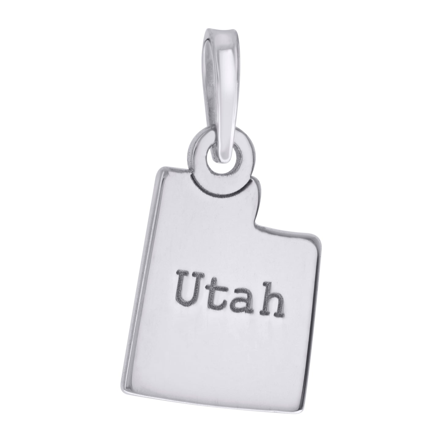 925 Sterling Silver Utah Pendant
