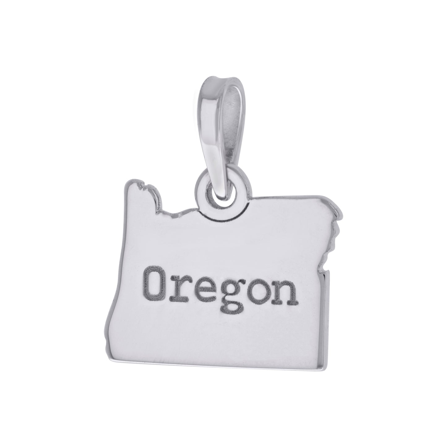 925 Sterling Silver Oregon Pendant