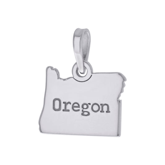 925 Sterling Silver Oregon Pendant