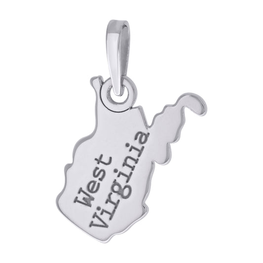 925 Sterling Silver  West Virginia  Pendant
