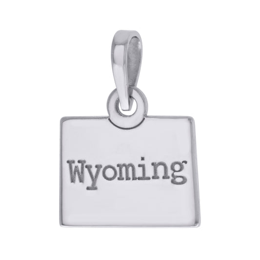925 Sterling Silver Wyoming Pendant