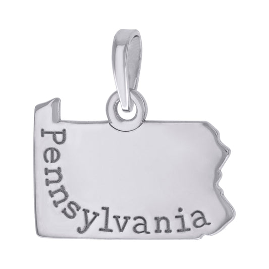 925 Sterling Silver Pennsylvania Pendant