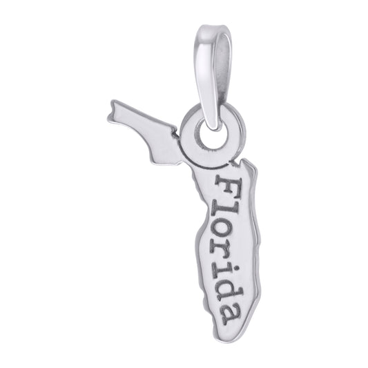 925 Sterling Silver Florida Pendant