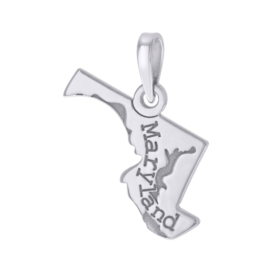 925 Sterling Silver Maryland Pendant