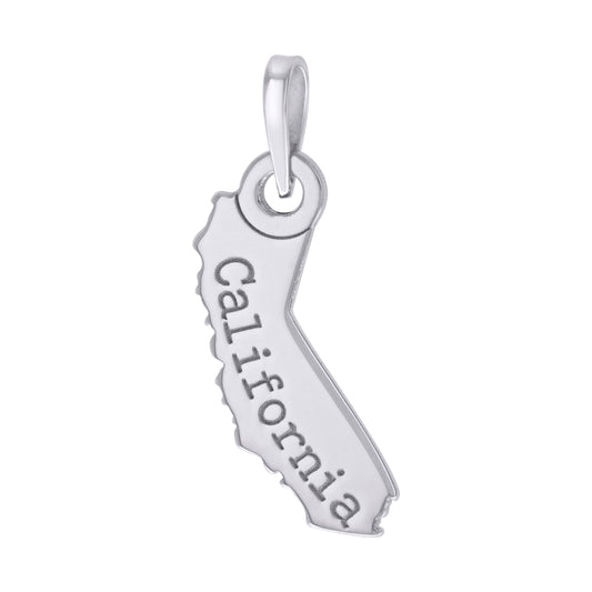 925 Sterling Silver Califorina Pendant